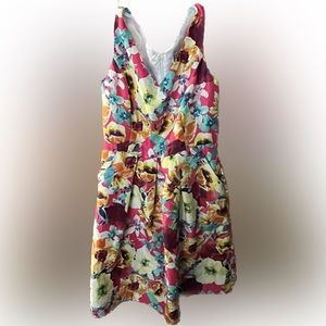 Floral print dress